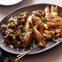 Roast Chicken with Green Herb Stuffing image
