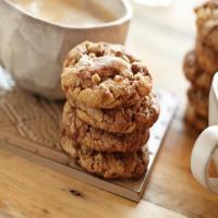 Mocha Swirl Peanut Butter Toffee Cookies image