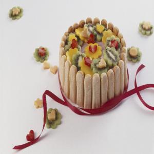 Strawberry-Kiwi Ladyfinger Dessert image