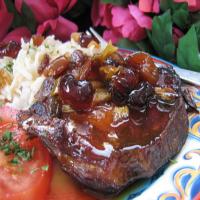 Saucy Pork Chops With Cranberries for the Crock Pot! image