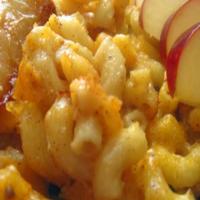 Baked Apple Macaroni and Cheese image