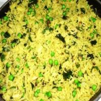 Basmati Rice With Cashews, Peas and Fresh Coriander image