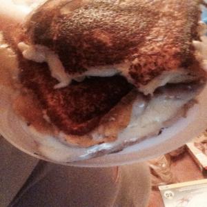 Aubrianna's Ooey Gooey Oh so Cheesy Overkill Grilled Cheese._image