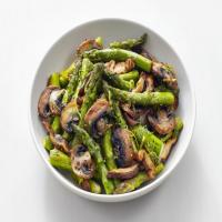 Dill Mushrooms and Asparagus image