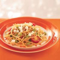 Linguine with Edamame and Tomatoes for 2_image