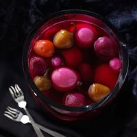 Pickled Eggs with Beets and Hot Cherry Peppers_image