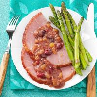 Ham with Cranberry-Pineapple Sauce image