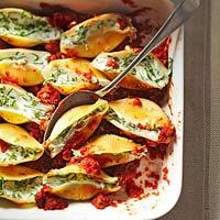Low Calorie Spinach & Ricotta Stuffed Shells Recipe - (4.3/5)_image