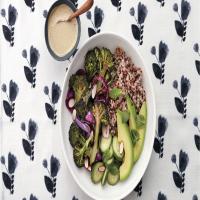 Quinoa Bowl With Tahini Dressing_image
