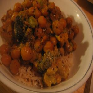 Curried Chickpeas and Veggies image