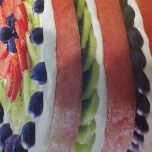 Easy No- Bake Watermelon Cake_image