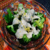 Broccoli With Indian-Spiced Yogurt image