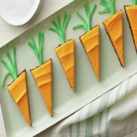 Carrot-Shaped Brownies image