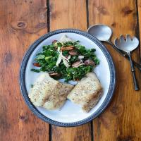 Black Cod with Grapes, Fennel, Pecans and Kale_image