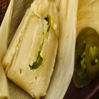 Tamales with Cheese and Jalapeño Filling image