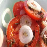 Minty Onion Tomato Salad image