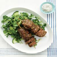 Rosemary Beef Skewers with Horseradish Dipping Sauce image