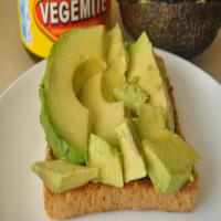 Avocado and Vegemite on Toast image