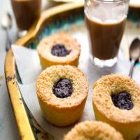 Mini Almond Cakes With Chocolate or Cherry image