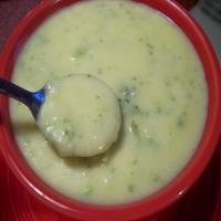 Cheddar Cheese Potato Broccoli Soup image