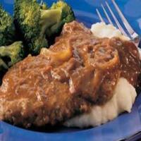 Crockpot Cubed Steaks with Gravy_image