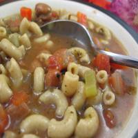 Easy Vegetable Minestrone Soup image