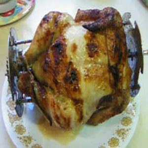 Uncle Bill's Chicken Barbecued on a Rotissiere_image