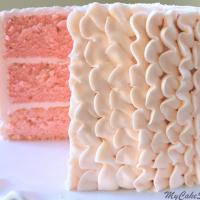 Pink Champagne Cake -A Doctored Cake Mix Recipe_image
