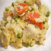 Ez Creamy Chicken & Rice With Vegetables_image