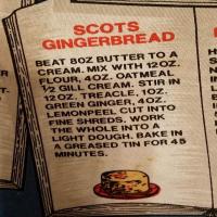 Scots Gingerbread (Old Scottish Recipe) image