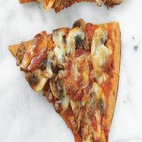 Beef and Pepperoni Pizza image