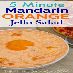 5 Minute Mandarin Orange Jello Salad_image