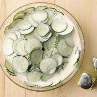 Cucumbers with Dressing image
