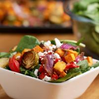 Roasted Veggie Salad With Maple Balsamic Vinaigrette Recipe by Tasty image