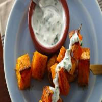 Butternut Squash Kabobs with Spicy Lemon Dip_image