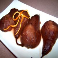 Spiced Red Pears in Wine (Crock Pot) image