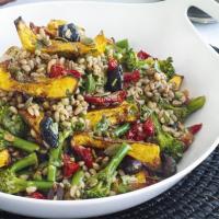 Squash & barley salad with balsamic vinaigrette_image