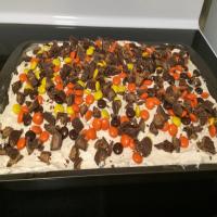 Reese's Peanut Butter Chocolate Poke Cake image