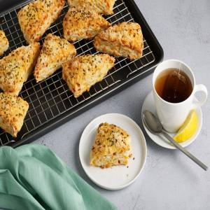 Sour Cream Scones with Parmesan & Chives image