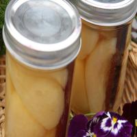 Cinnamon Pears in Apple Juice-Canning image