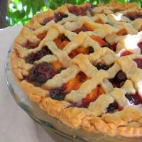 Summer is Here Triple Berry Peach Pie image