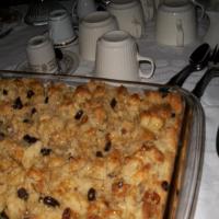 Bread Pudding with Amaretto Sauce_image