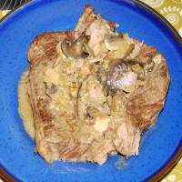 Slow Cooker Beef in Mushroom Gravy image