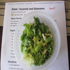 Salad : Escarole and Edamame image