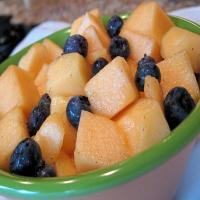 Honeyed Cantaloupe With Blueberries_image
