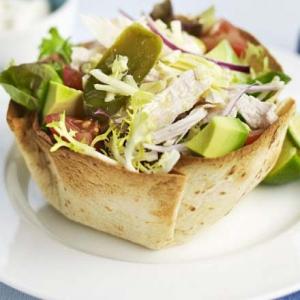 Mexican turkey salad bowl_image