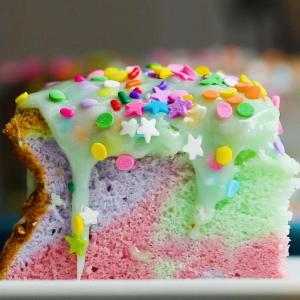 Fluffy Unicorn 'Box' Cake Recipe by Tasty_image