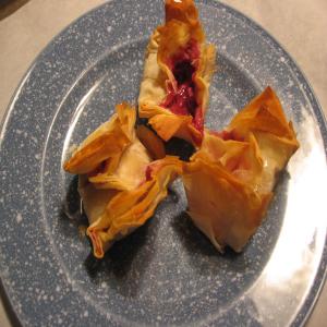 Raspberry and Goat Cheese Phyllo Bundles_image
