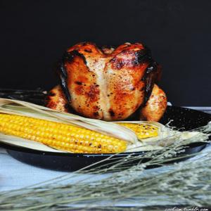Beer Can Chicken with Corn on the Cob Recipe - (4.5/5)_image