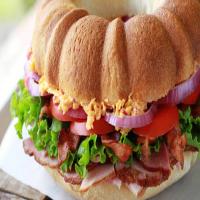 Ham and Pimiento-Cheese Sandwich Ring image